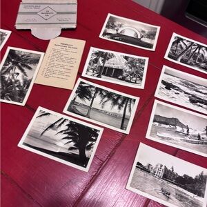 Honolulu Hawaiian Islands 14 Snapshots Pack - Vintage Travel Ephemera Trip Pics